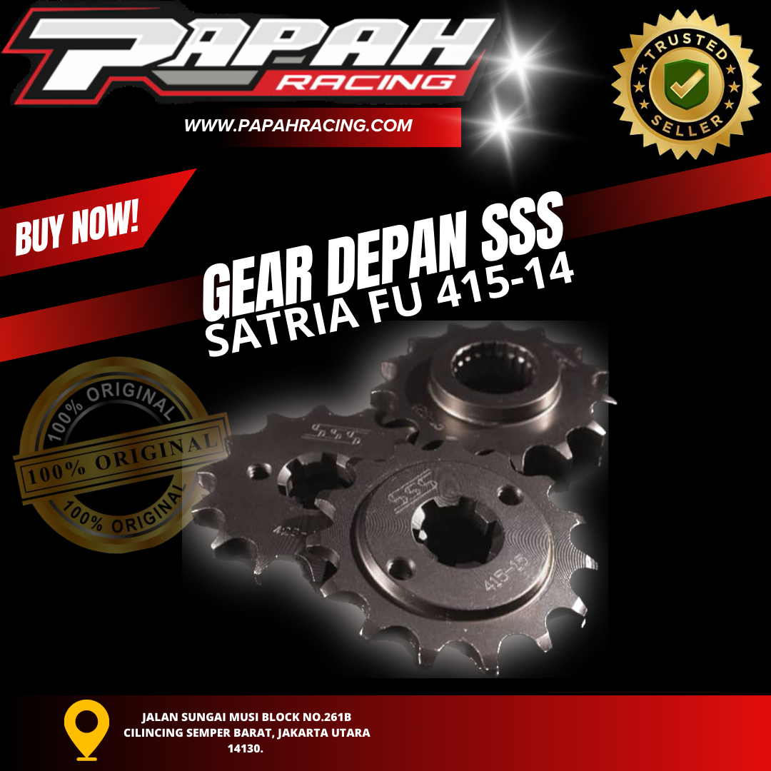 GEAR DEPAN SSS SATRIA FU 415-14 